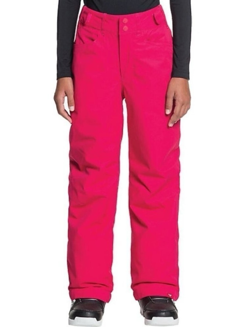 Girls' Bright Pink Roxy Insulated Snow Pants